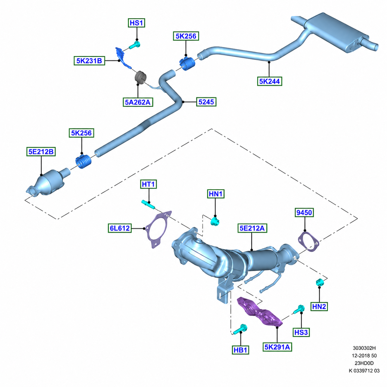【AS】無觸媒直通排氣頭段 Catless Downpipe