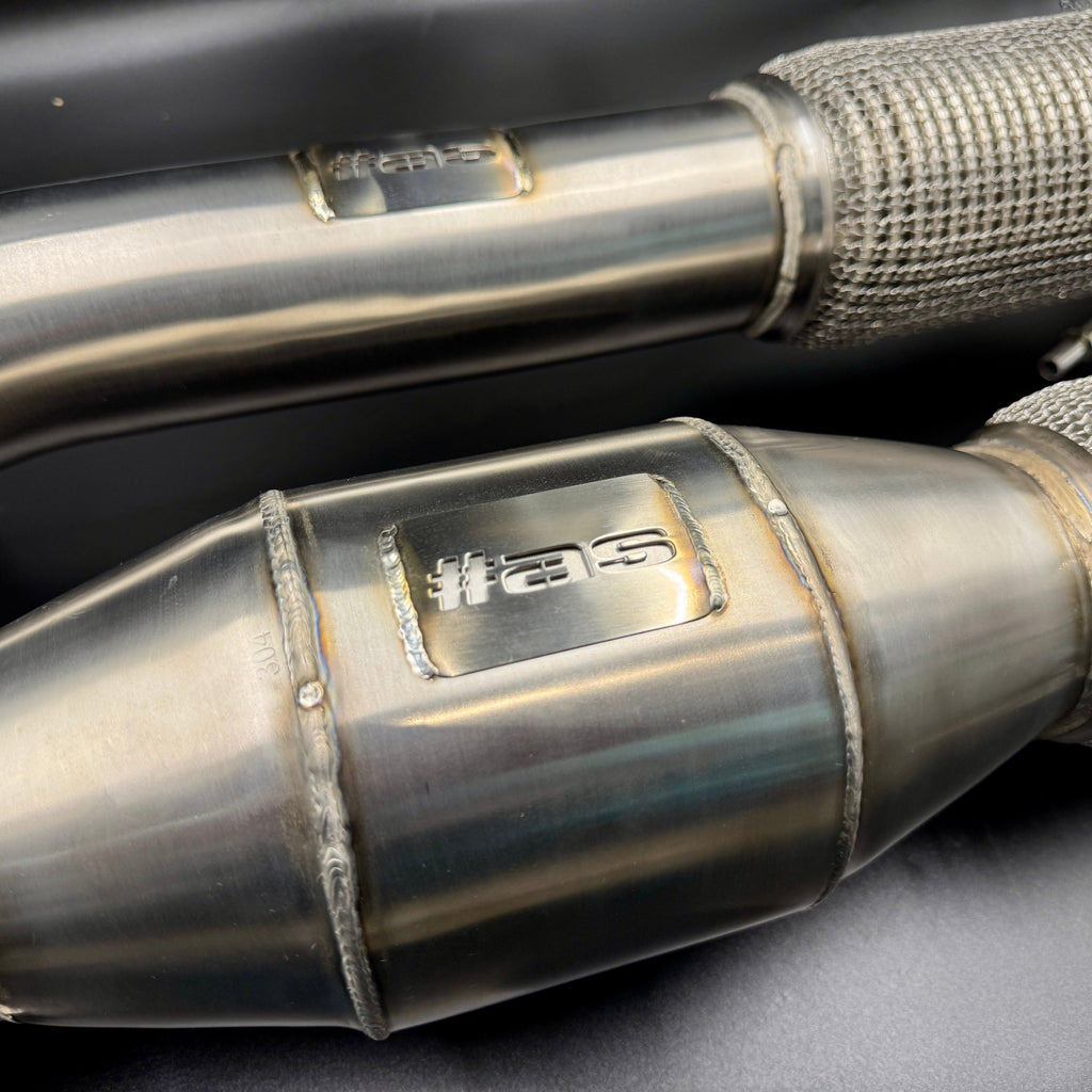【AS】高流量觸媒排氣頭段 High Flow Catalytic Downpipe