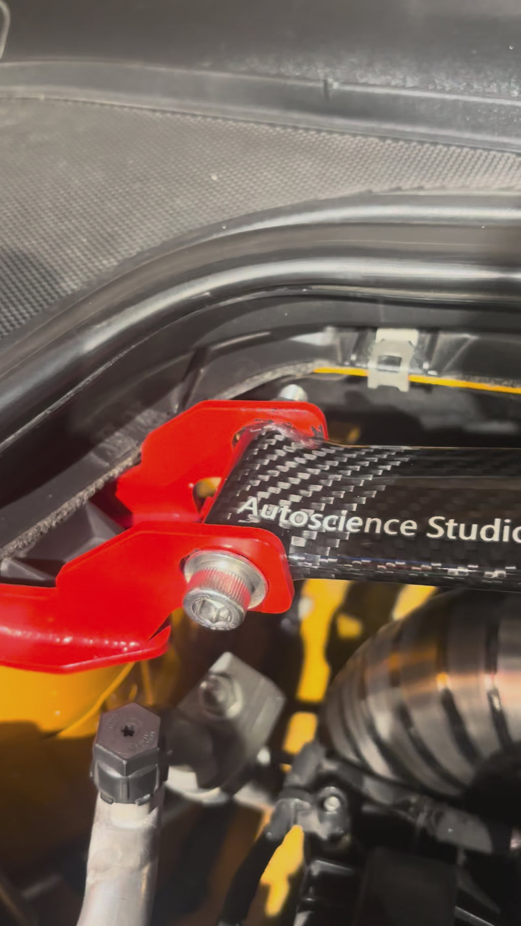 【AS】引擎室碳纖維拉桿 Carbon Fiber Strut Bar